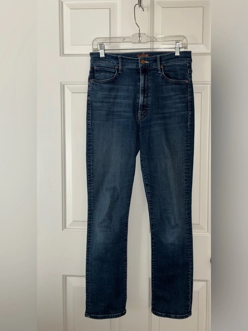 Mother Denim - The Swooner Rascal Ankle‎ Straight-Leg Jean in Hot Springs Sz 28